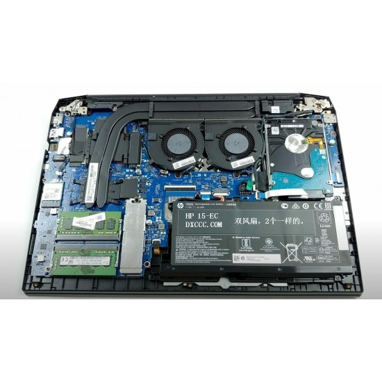 Cooler Laptop Gaming, HP, Pavilion 15-EC, 16-A, 16T-A, L72702-001, L77558-001, L77560-001, EG75070S1-C640-S9A, DFS2000055K0T, 0FM3F000H