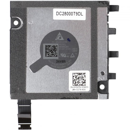 Cooler procesor Laptop, Dell, Latitude 7320 Detachable, T04H, T04H001, PGV79, 0PGV79, EG50030S1-C190-S9A, DC28000T9SL, ND55C88-20F11, DC28000T9DL, stanga, CPU