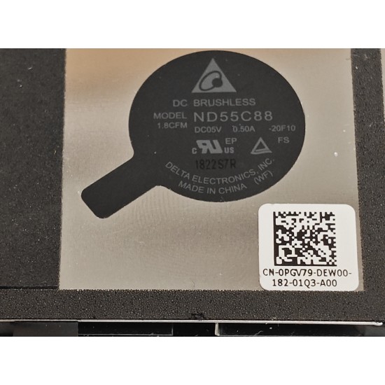 Cooler procesor Laptop, Dell, Latitude 7320 Detachable, T04H, T04H001, PGV79, 0PGV79, EG50030S1-C190-S9A, DC28000T9SL, ND55C88-20F11, DC28000T9DL, stanga, CPU