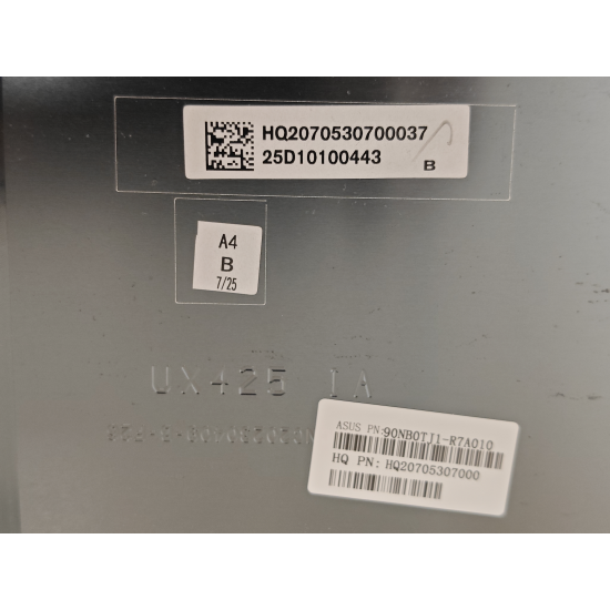 Capac Display Laptop, Asus, ZenBook 14 UM425U, UM425UA, UM425UAZ, 90NB0TJ1-R7A010, UX425UA-2G, HQ2070539900000, gri inchis