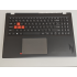 Carcasa superioara cu tastatura palmrest Laptop Gaming, Acer, Nitro Lite 16 NL16-71G, 6B.D6ZN8.001, HQ269010009Z05, HL6807CC00000, HQ2520101HCD0, iluminata, neagra, layout US