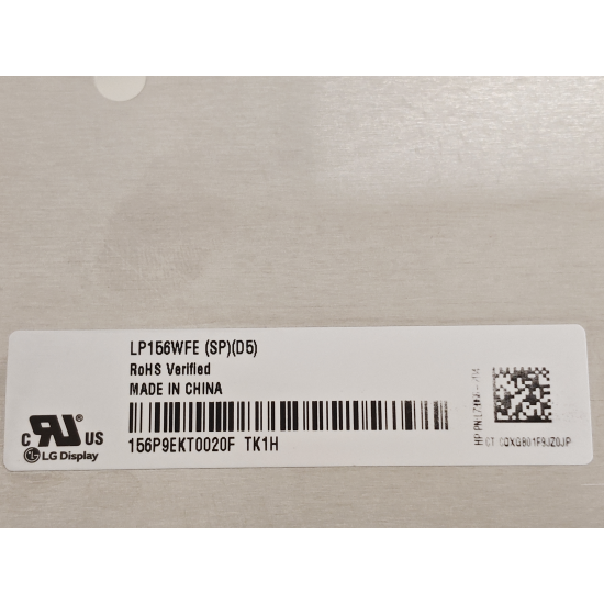 Display Laptop, LG, LP156WFE(SP)(D5), LP156WFE-SPD5, 15.6 inch, LED, slim, IPS, FHD, 1920x1080, 350mm latime, non touch, 60Hz, 30 pini
