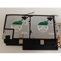 Set coolere Laptop, Dell, Precision 7670, P114F, P114F001, discret graphics, 4YGRP 04YGRP, DV704, 0DV704, AT3MM008ZCL, EG75070S1-C730-S9A, DC28000Y3SL, 5V ,0.42A