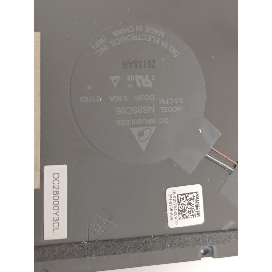 Set coolere Laptop, Dell, Precision 7670, P114F, P114F001, UMA, VHVHJ, 0VHVHJ, DV704, 0DV704, NS85C66-21F03, DC28000Y3DL, 5V ,0.50A