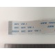 Cablu panglica AWM 20624 80C 60V VW-1, 0.5mm latime intre pini, 24 pini fata fata, 20cm lungime