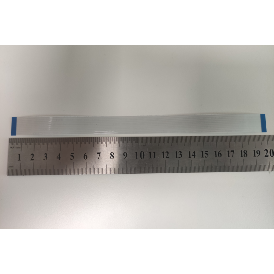Cablu panglica AWM 20628 80C 60V VW-1, 0.5mm latime intre pini, 28 pini fata fata, 20cm lungime