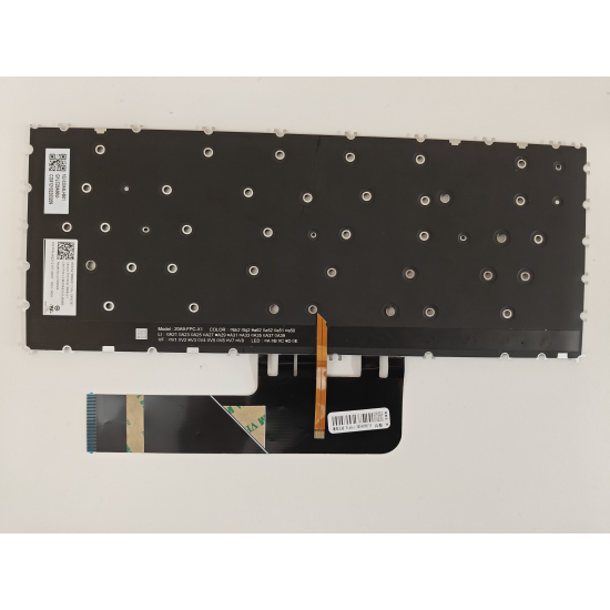 Tastatura Laptop, Lenovo, Yoga Slim 7 Carbon 13ITL5 Type 82EV, iluminata, gri, layout US