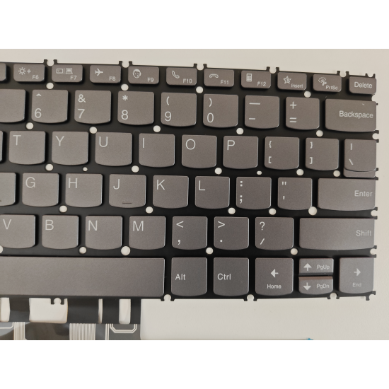 Tastatura Laptop, Lenovo, Yoga Slim 7 Carbon 13ITL5 Type 82EV, iluminata, gri, layout US