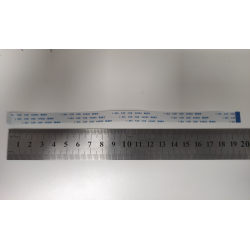 Cablu panglica AWM 20634 80C 60V VW-1, 0.5mm latime intre pini, 18 pini fata verso, 20cm lungime