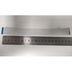Cablu panglica AWM 20634 80C 60V VW-1, 0.5mm latime intre pini, 40 pini fata verso, 20cm lungime