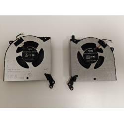 Set coolere Laptop, Lenovo, Legion 5P-15IMH05H Type 82AW, 5H40S20072, DFS5M325063B1C-FM9H, DC28000FAF0, DFS5K323161A1C-FM9J, DC28000FBF1, 5V, 0.5A