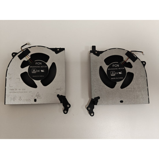Set coolere Laptop, Lenovo, Legion 5-15IMH6 Type 82NL, 5H40S20385, DFS5M325063B1C-FM9H, DC28000FAF0, DFS5K323161A1C-FM9J, DC28000FBF1, 5V, 0.5A