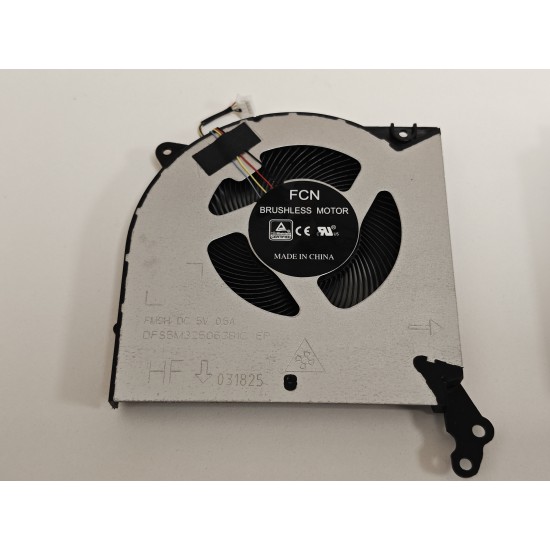 Set coolere Laptop, Lenovo, Legion 5-15IMH6 Type 82NL, 5H40S20385, DFS5M325063B1C-FM9H, DC28000FAF0, DFS5K323161A1C-FM9J, DC28000FBF1, 5V, 0.5A