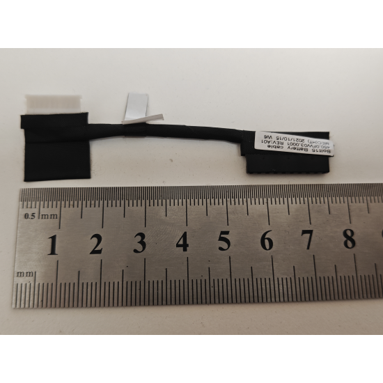 Cablu conectare baterie Laptop, Dell, Latitude 3400, P111G, P111G001, 7TPM9, 07TPM9, 450.0FV03.0001, 450.0FV03.0011, Bolt15 Battery Cable, 7.5cm