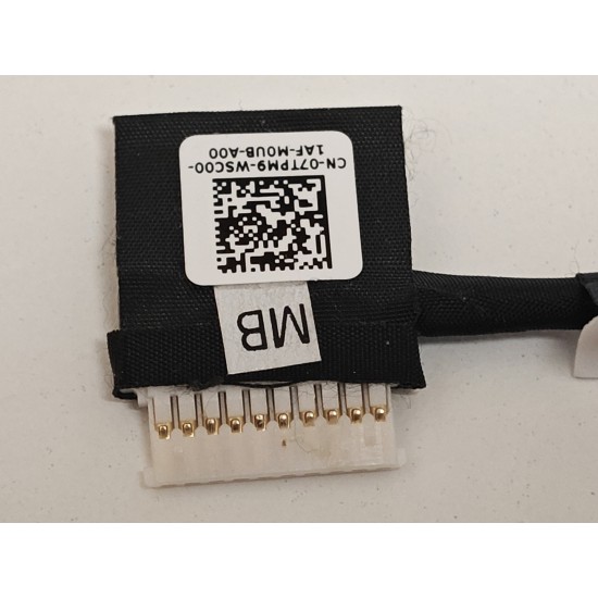 Cablu conectare baterie Laptop, Dell, Latitude 3400, P111G, P111G001, 7TPM9, 07TPM9, 450.0FV03.0001, 450.0FV03.0011, Bolt15 Battery Cable, 7.5cm