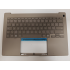 Carcasa superioara cu tastatura palmrest Laptop, Asus, ZenBook 14 UX3407Q, UX3407QA, 90NB1501-R31US4, 6053B2393701, 13NB1501AM0411100, iluminata, bej, layout US