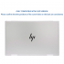 Capac Display Laptop, HP, Envy X360 13-BD, 13T-BD, TPN-C152, M82692-001, AM31R000120, pentru ecran OLED, argintiu