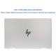Capac Display Laptop, HP, Envy X360 13-BD, 13T-BD, TPN-C152, M82692-001, AM31R000120, pentru ecran OLED, argintiu