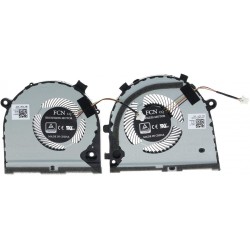 Set coolere Laptop Gaming, Dell, G5 15 5587, P72F, P72F001, 0GWMFV, GWMFV, 0TJHF2, TJHF2, DFS551205ML0T-FKB7, DC28000KVF0, DFS481105F20T-FKB6, DC28000KUF0, 5V, 0.50A