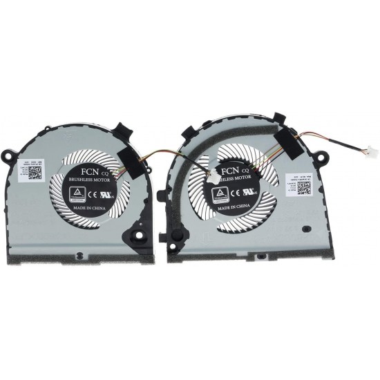Set coolere Laptop Gaming, Dell, G3 17 3779, P35E, P35E003, 0GWMFV, GWMFV, 0TJHF2, TJHF2, DFS551205ML0T-FKB7, DC28000KVF0, DFS481105F20T-FKB6, DC28000KUF0, 5V, 0.50A