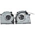 Set coolere Laptop Gaming, Dell, G3 17 3779, P35E, P35E003, 0GWMFV, GWMFV, 0TJHF2, TJHF2, DFS551205ML0T-FKB7, DC28000KVF0, DFS481105F20T-FKB6, DC28000KUF0, 5V, 0.50A