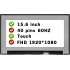Display Laptop, Dell, B156HAK02.2, NV156FHM-T0C, LP156WFD(SP)(H1), LP156WFD-SPH1, NM22V, 0NM22V, XV6R6, 0XV6R6, M5DY2, 0M5DY2, NCMJ7, 0NCMJ7, 15.6 inch, FHD, 1920x1080, IPS, Slim, On Cell touch, 60Hz, 40 pini, SH