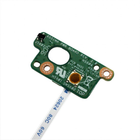Modul buton pornire cu cablu flex Laptop, Asus, D550C, D550CA, 60NB0340-PS1040, 34XJCP80000