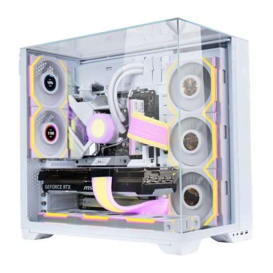 Lian Li Strimer Wireless extensie cablu RGB pentru placa video GPU cu 16-12 pini (12+4 pini), 34cm, accesorii incluse