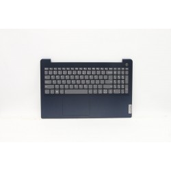 Carcasa cu tastatura palmrest Laptop, Lenovo, IdeaPad 3-15ALC6 Type 82KU, 5CB1B60432, AP21P000640, iluminata, Abyss Blue, layout US