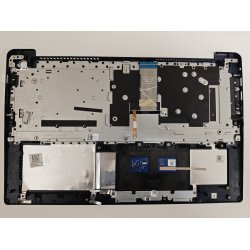 Carcasa cu tastatura palmrest Laptop, Lenovo, IdeaPad 3-15ALC6 Type 82KU, 5CB1B60432, AP21P000640, iluminata, Abyss Blue, layout US