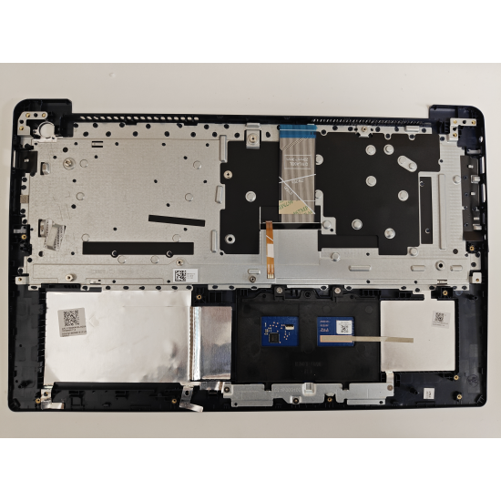 Carcasa cu tastatura palmrest Laptop, Lenovo, IdeaPad 3-15ADA6 Type 82KR, 5CB1B60432, AP21P000640, iluminata, Abyss Blue, layout US