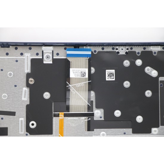 Carcasa cu tastatura palmrest Laptop, Lenovo, IdeaPad 3-15ADA6 Type 82KR, 5CB1B60432, AP21P000640, iluminata, Abyss Blue, layout US