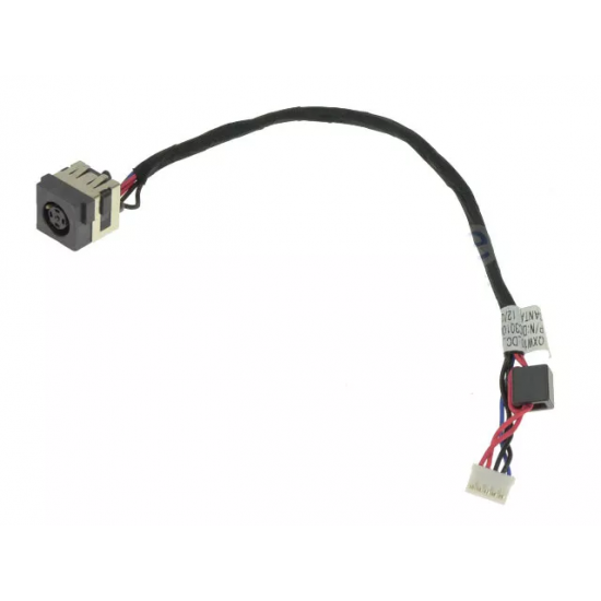 Mufa alimentare Laptop, Dell, Latitude E5530, P28G0, P28G001, 171XT, 0171XT, DC30100H100, QXW10 DC IN JACK, 16.5cm