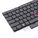 Tastatura Laptop, Lenovo, ThinkPad X1 Yoga 8th Type 21HQ, 21HR, iluminata, gri, layout US