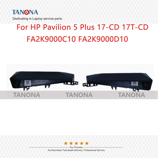 Ornamente coolere si balamale Laptop Gaming, HP, Pavilion 17-CD, 17T-CD, TPN-C142, FA2K9000C00, FA2K9000D00, FA2K9000C10, FA2K9000D10, negre