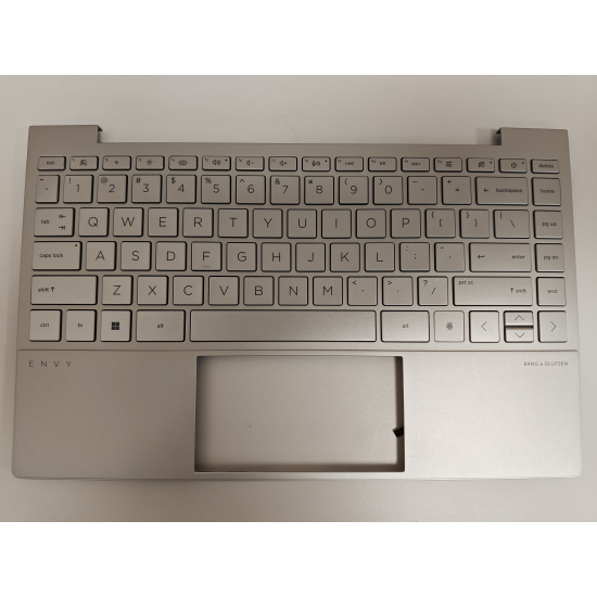 Carcasa superioara cu tastatura palmrest Laptop, HP, Envy 13-BA, 13T-BA, TPN-C145, L96800-031, L96800-B31, L98414-B31, AM2V5000A00, iluminata, layout US