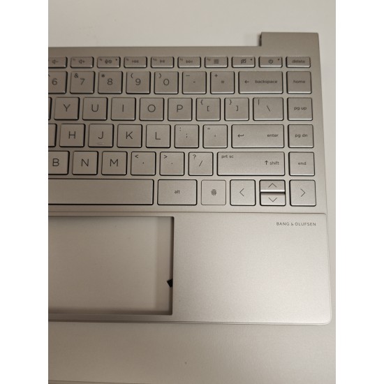 Carcasa superioara cu tastatura palmrest Laptop, HP, Envy 13-BA, 13T-BA, TPN-C145, L96800-031, L96800-B31, L98414-B31, AM2V5000A00, iluminata, layout US
