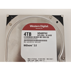 Hard Disk Western Digital WD Red 4TB 5400rpm 256MB SATA3, WD40EFAX, 3.5 inch, HDD pentru Desktop/PC/NAS, bulk