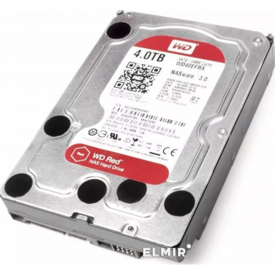 Hard Disk Western Digital WD Red 4TB 5400rpm 256MB SATA3, WD40EFAX, 3.5 inch, HDD pentru Desktop/PC/NAS, bulk