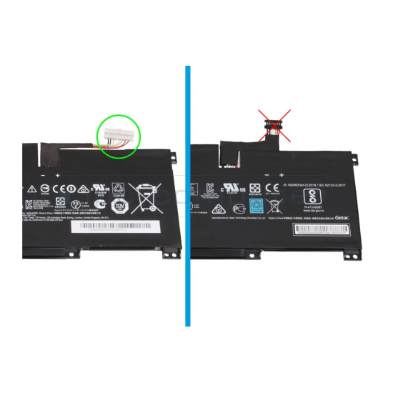 Baterie compatibila Laptop Gaming, MSI, Modern 14 C5M, MS-14JK, CS-MSR150NB, BTY-M491, 11.4V, 4500mAh, 51.30Wh