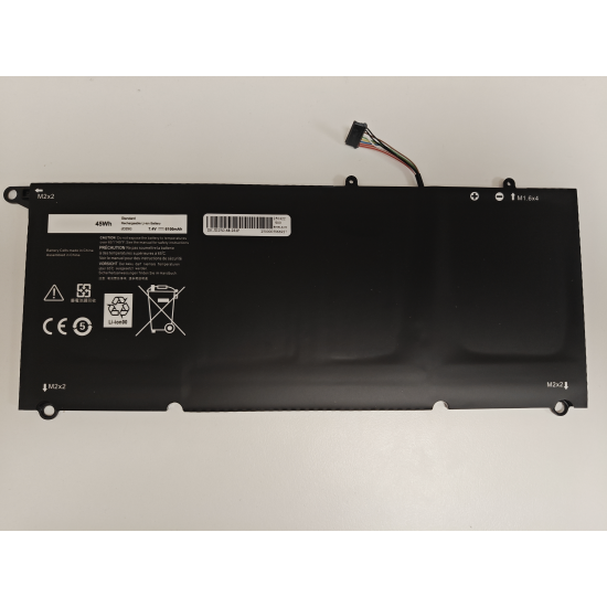 Baterie compatibila Laptop, Dell, XPS 13 9350, P54G, P54G002, CS-DEX139NB, CN-0N7T6, JD25G, 7.4V, 7300mAh, 54.02Wh