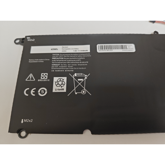 Baterie compatibila Laptop, Dell, XPS 13 9350, P54G, P54G002, CS-DEX139NB, CN-0N7T6, JD25G, 7.4V, 7300mAh, 54.02Wh