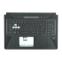Carcasa superioara cu tastatura palmrest Laptop Gaming, Asus, TUF FX705D, FX705DD, FX705DT, FX705DU, FX705DY, iluminata, RGB, neagra, layout US