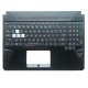 Carcasa superioara cu tastatura palmrest Laptop Gaming, Asus, TUF FX705D, FX705DD, FX705DT, FX705DU, FX705DY, iluminata, RGB, neagra, layout US