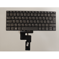 Tastatura Laptop, Lenovo, IdeaPad 120S-14IAP Type 81A5, iluminata, gri, layout UK