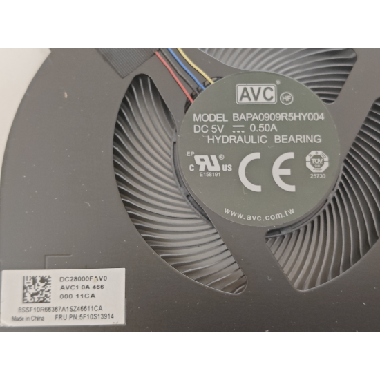 Set coolere Laptop Gaming, Lenovo, Legion 5 BAPA0909R5HY006, BAPA0909R5HY007, 065-00-Z-09B-0B4E, 064-00-Z-0AT-032B, 5V, 0.50A