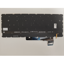 Tastatura Laptop, Asus, ZenBook A14 UX3407R, UX3407RA, iluminata, roz aurie, layout US