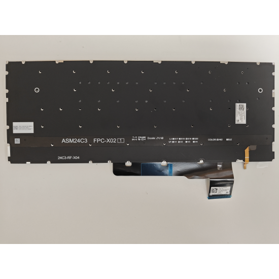 Tastatura Laptop, Asus, VivoBook S14 S3407Q, S3407QA, iluminata, roz aurie, layout US
