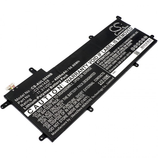 Baterie compatibila Laptop, Asus, ZenBook UX305L, UX305LA, 0B200-01450000, CS-AUL305NB, C31N1428, 11.31V, 4500mAh, 50.90Wh