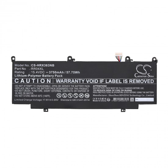Baterie compatibila Laptop, HP, Spectre X360 13-AW, 13T-AW, TPN-Q225, CS-HRX363NB, RR04XL, 15.4V, 3744mAh, 60.76Wh